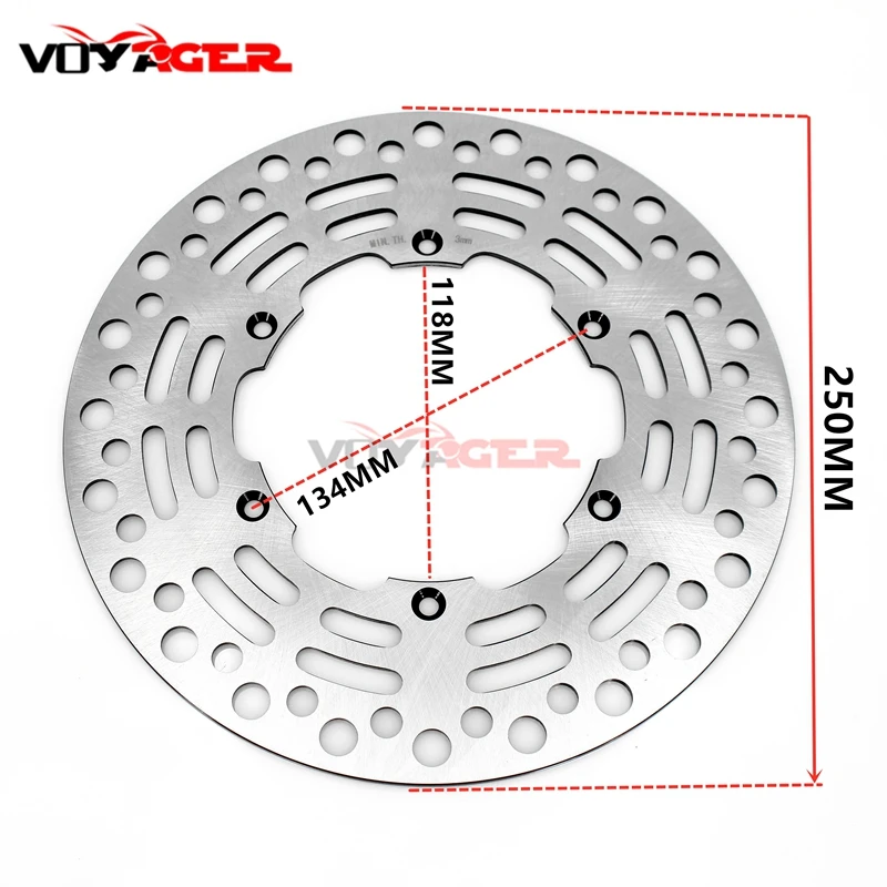Комплект ротора тормозного диска переднего и заднего тормоза мотоцикла для Suzuki