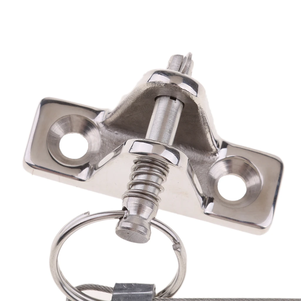 4 шт. 316 нержавеющая сталь лодка Бимини верхние палубные петли с штифтом и