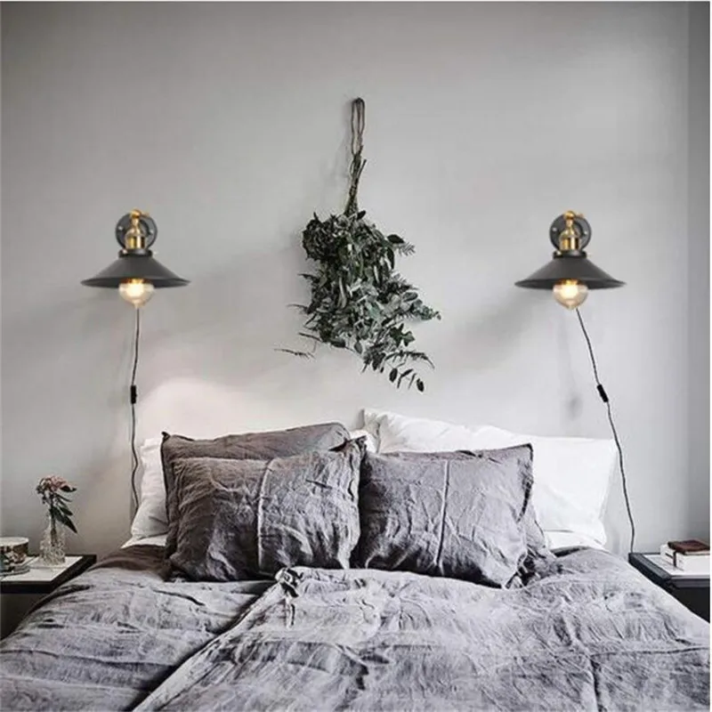 Ретро винтажный деревенский настенный светильник Американский промышленный