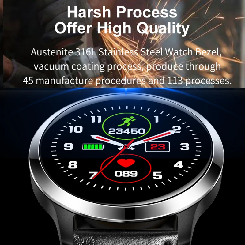 Лучшие продажи ЭКГ PPG Смарт часы браслет для мужчин с электрокардиограммой