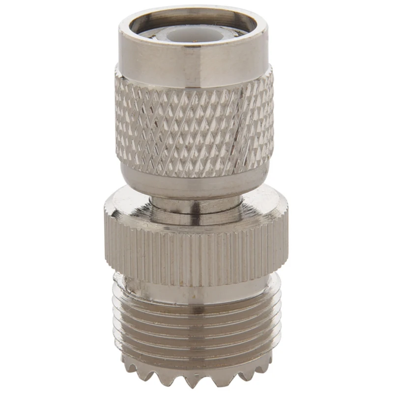 TNC папа к PL259 UHF гнездовой разъем адаптера серебро|Соединители| |