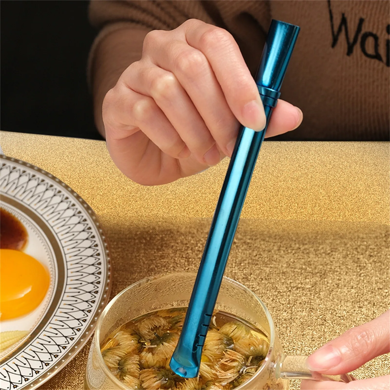 Чайная ложка из нержавеющей стали с фильтром