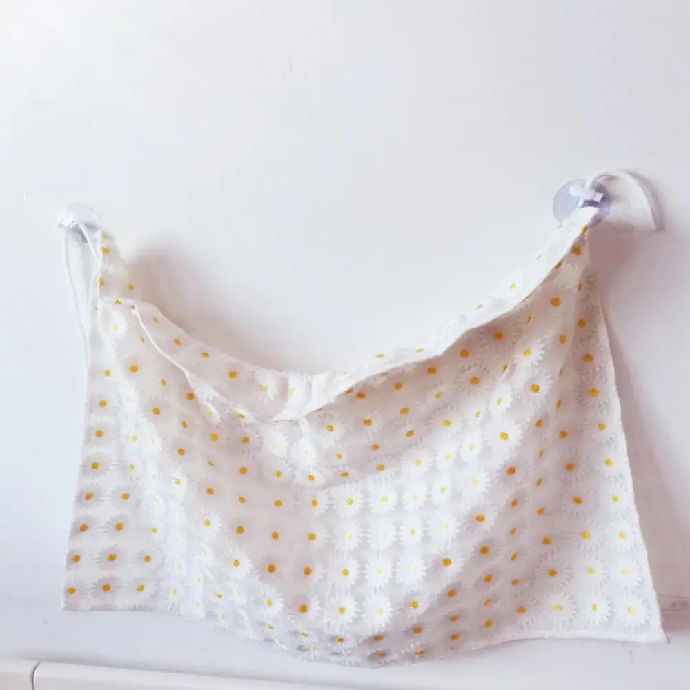 

Nordic Style Marguerite Embroidery Small Curtain Shooting Prop Car Home Decor