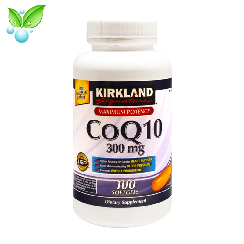 Американский оригинальный коэнзим высокой концентрации kirlands Q10 мягкие капсулы 300