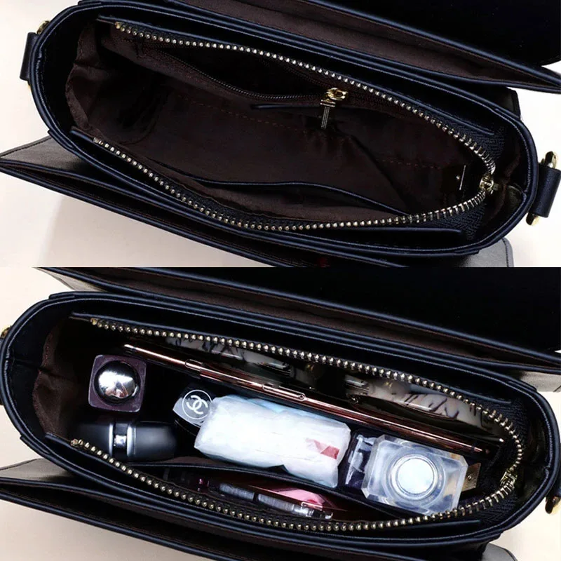

High Quality Women's Bags New 2021 Leather Messenger Bag Female All-Match Ins Small Square Bag Popular Texture Shoulder Bags