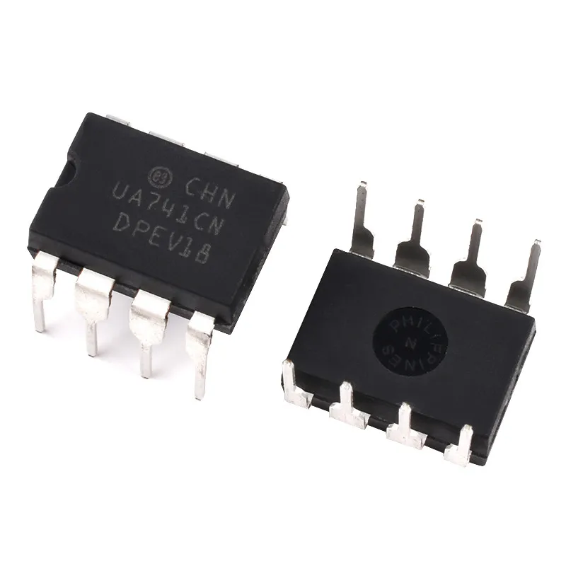10 шт. DIP IC 8 контактов UA741CN UA741CP UA741 Amp LM741 741 DIP-8 | Электронные компоненты и