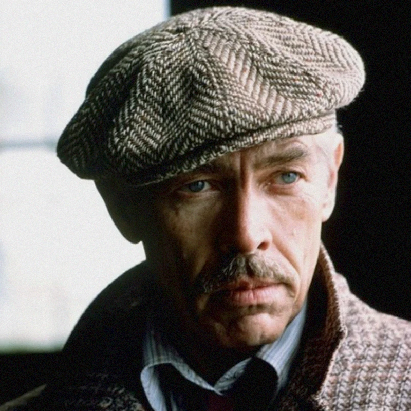 

Wool NON STOCK Blend Newsboy Hat Vintage Peaky Blinders Baker Boy Cap For Men