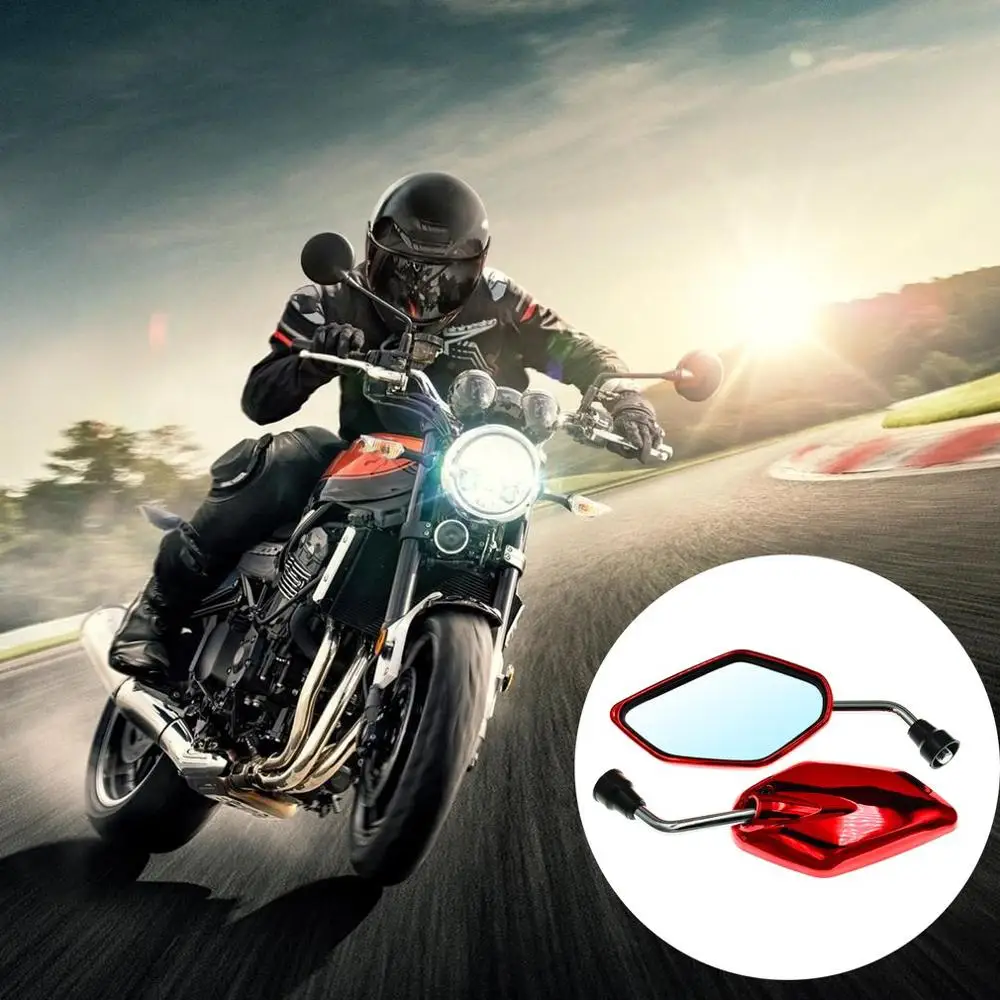 

1Pair Motorcycle Side Mirror Side Mirrors Scooter Accessories Handlebar Ends Rear Mirrors Biker Moto Motorbike Accessories
