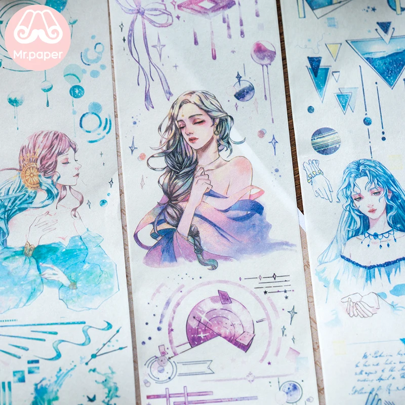 Mr paper 4 вида конструкций Time Dreamland креативные ручные рисования Специальные чернила