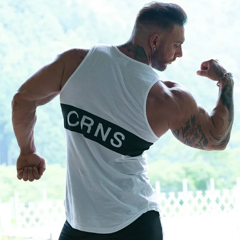 Мужские майки летние бодибилдинговые ранние мужские тренировочные для фитнеса