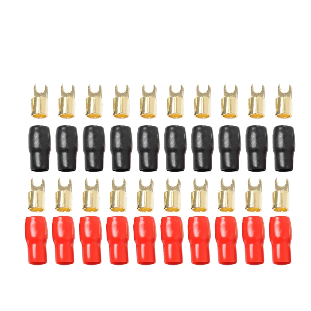 10 пар 4 AWG Автомобильная электроника Вилка терминалы Разъемы латунный контакт |