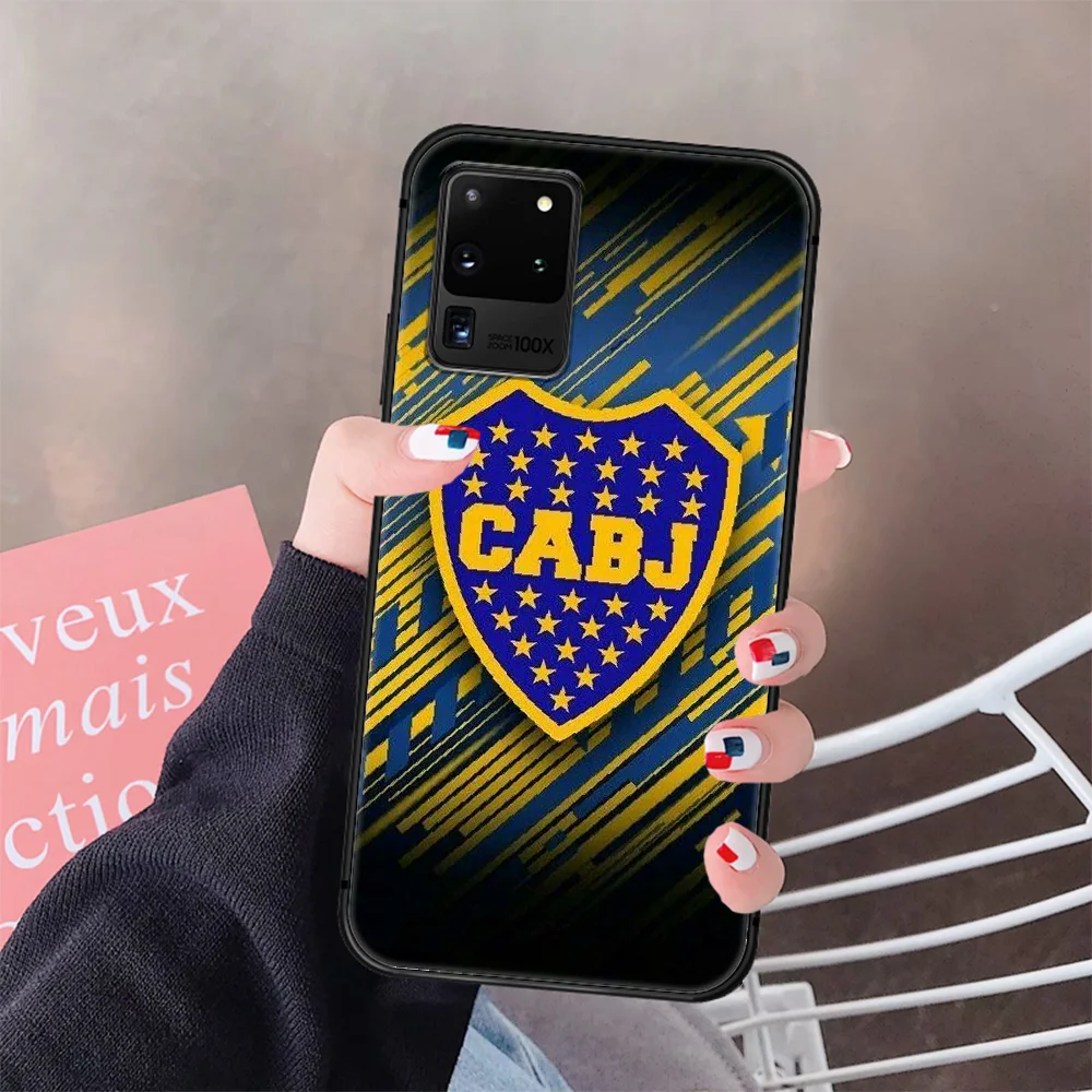 

Boca Juniors Phone Case Cover Hull For Samsung Galaxy S 6 7 8 9 10 e 20 Edge Uitra Note 8 9 10 Plus black Funda Trend Shell