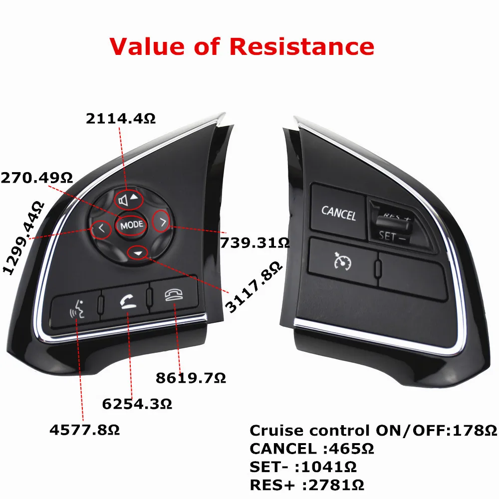 Новая кнопка управления громкостью руля Bluetooth круиз контроль переключатель для