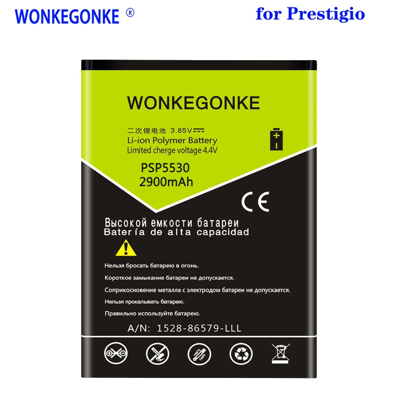 

Аккумулятор WONKEGONKE PSP 5530 для Prestigio Grace z5 PSP 5530 DUO