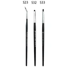 Профессиональная изогнутая кисть для подводки, кисть для подводки глаз, коническая кисть для подводки, точная кисть для подводки глаз, набор кистей для макияжа