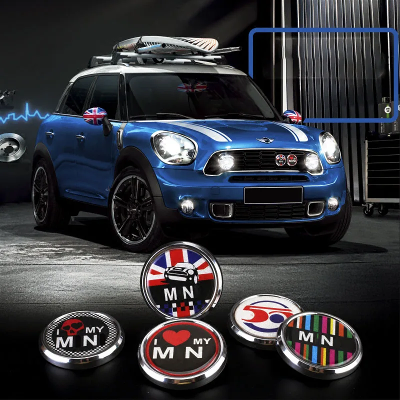 3D наклейка для переднего бампера MINI Cooper JCW S One Countryman R60 R55 R56 R61 F54 F56 F57 F60 аксессуары |
