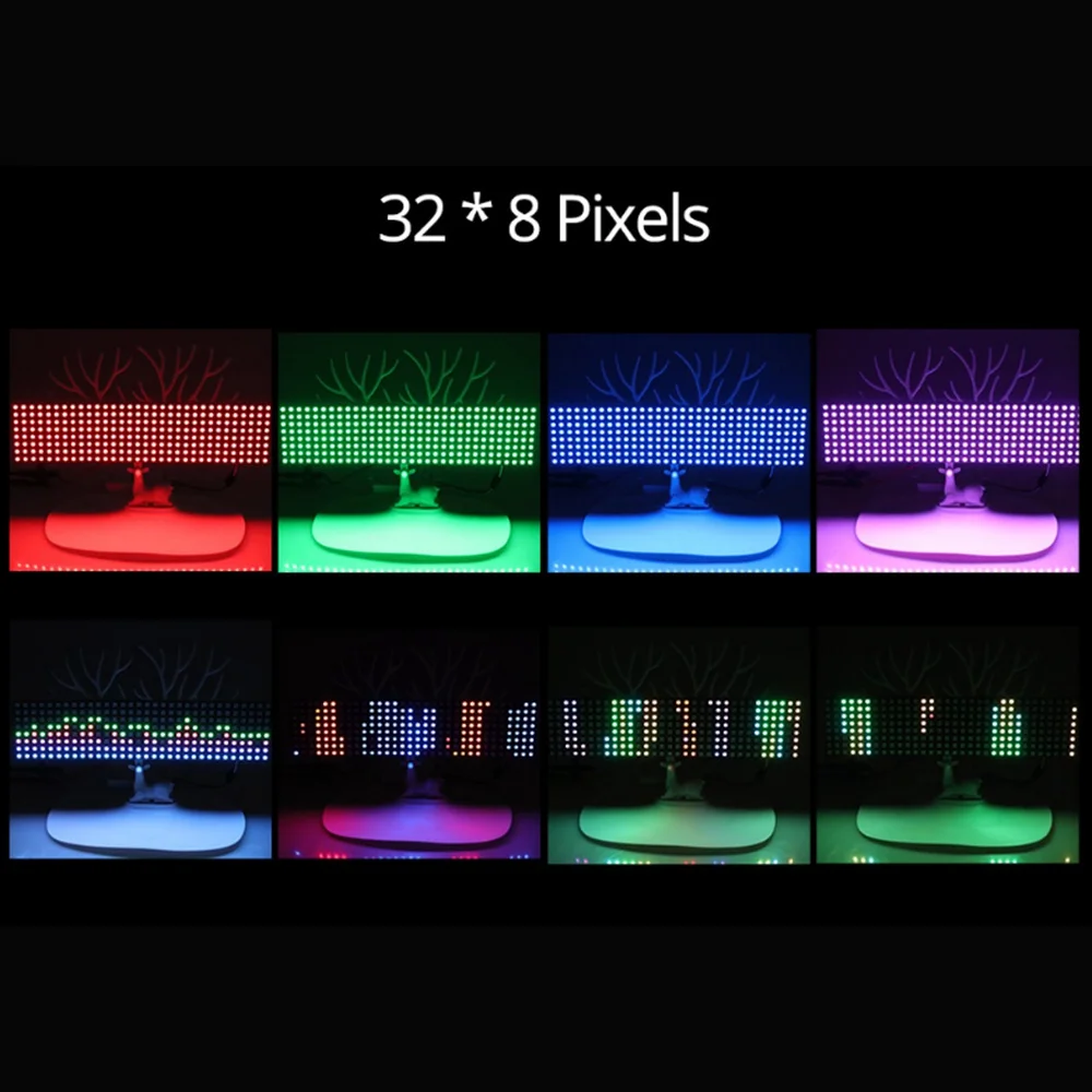 WS2812B WS2812 RGB Светодиодная панель экран со светодиодной полосой пикселей цифровой