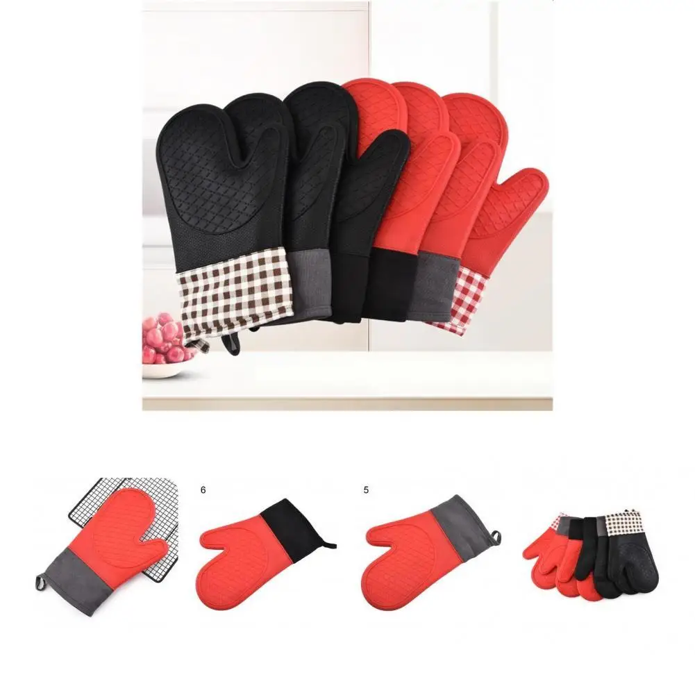 

1Pc Durable Comfortable Wear Oven Glove Baking Glove Washable Anti-scalding