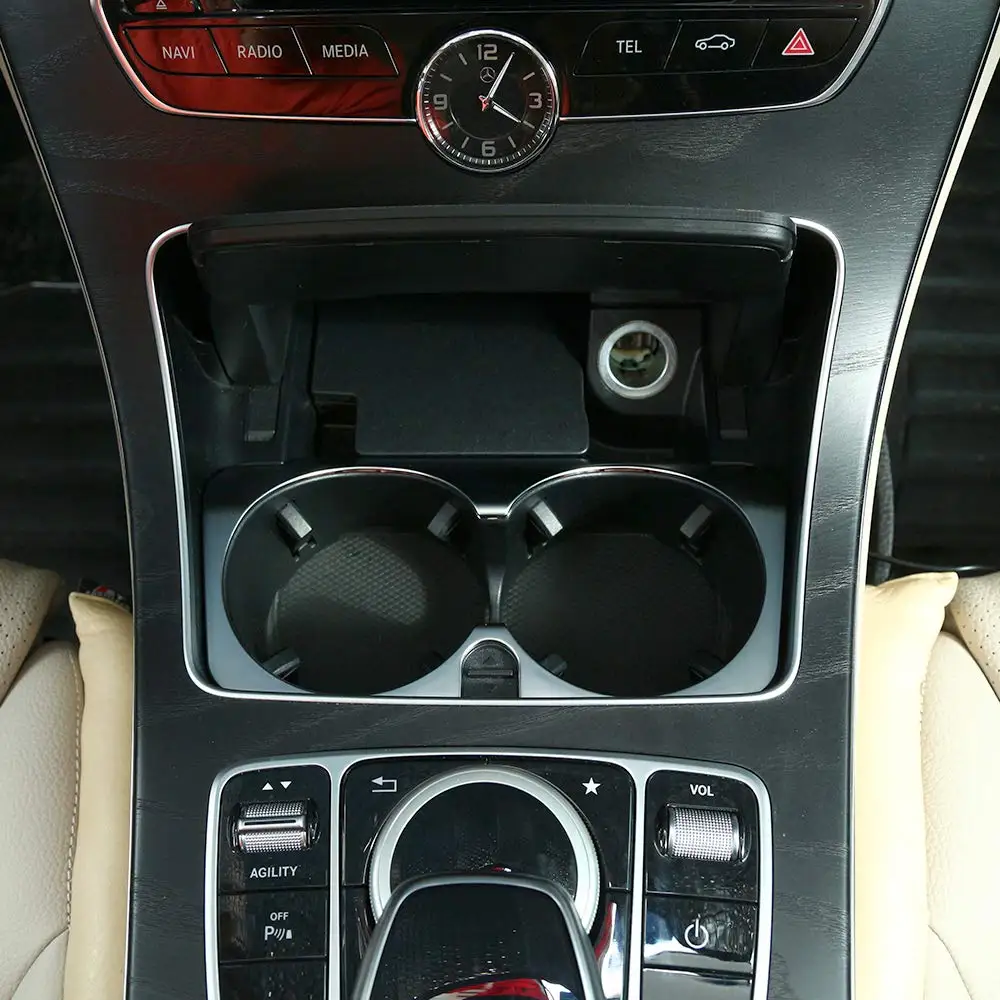 Матовая центральная консоль для Mercedes Benz E C Class W205 W213 GLC X253 2015 2019|Лепнина интерьера| |