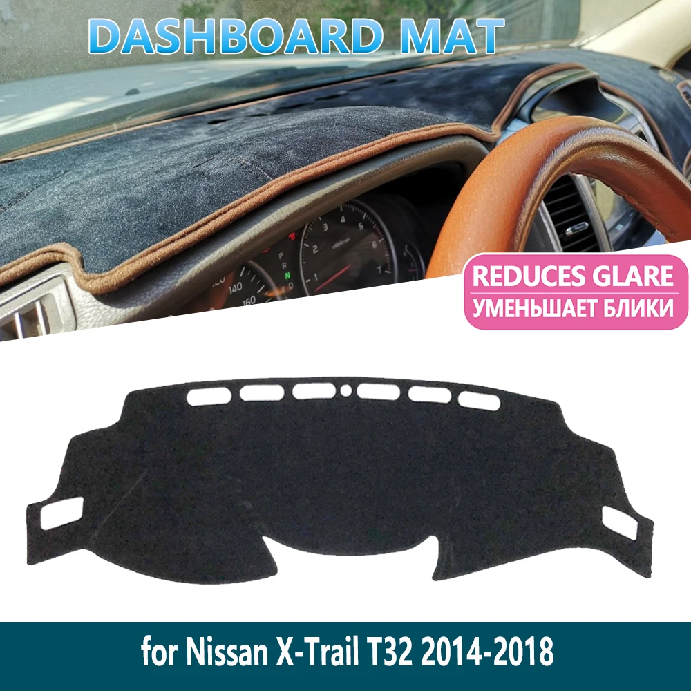 Для Nissan X-Trail T32 2014 ~ 2018 X Trail XTrai Противоскользящий коврик для приборной панели