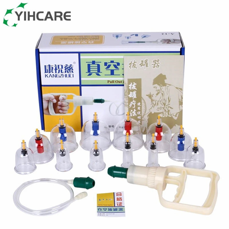 Набор вакуумных чашек десятки массажеров банки набор присосок китайская