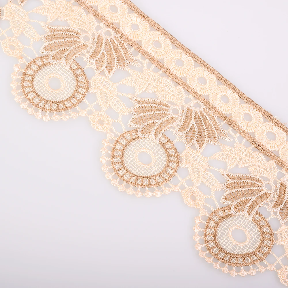 Кружевная тесьма Cusack 2 ярда лента с вышивкой для костюма домашнего текстиля