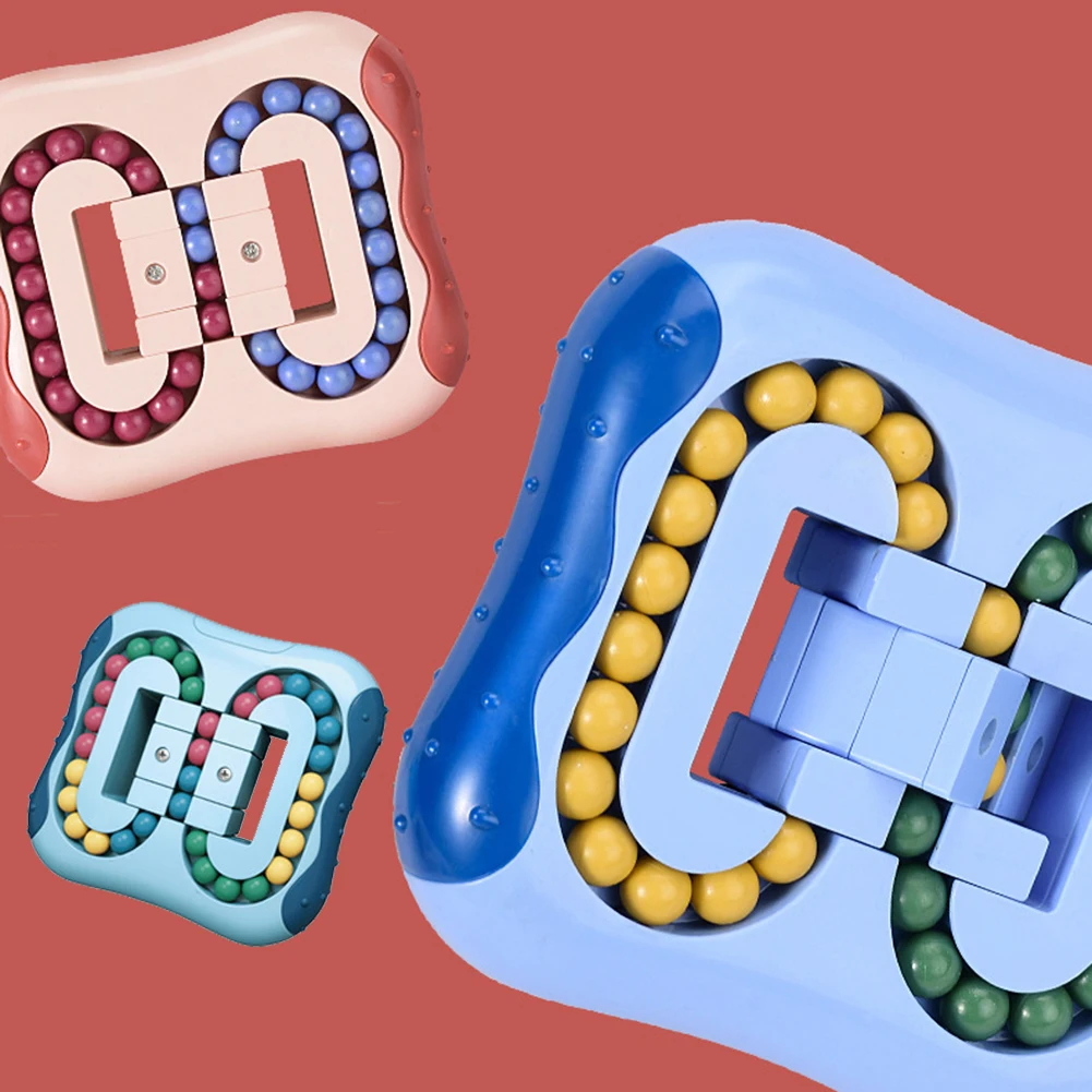 

Rotating Magic Bean Fingertip Toy Creative Magic Cube Fingertip Gyroscope Kids Adult Stress Relief Toys for Children Gifts