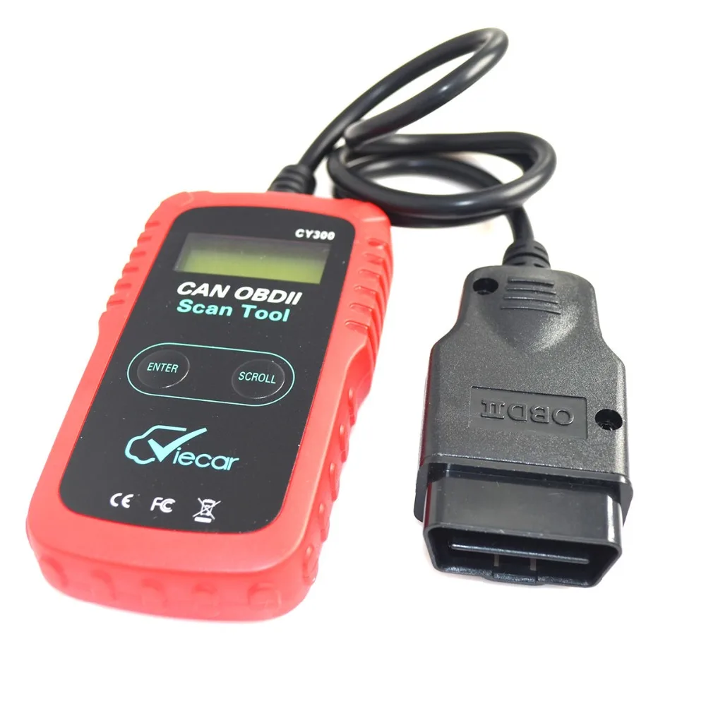 Новое поступление OBD2 диагностический считыватель кодов Viecar CY300 CAN OBDII сканирующий