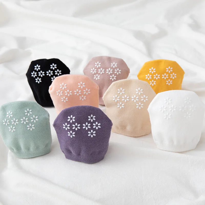 Женские носки на переднюю часть стопы невидимые хлопковые летние тонкие с