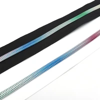 rainbow size 5 zipper tape various colors by the yard rainbow nylon coil zipper 135 yards