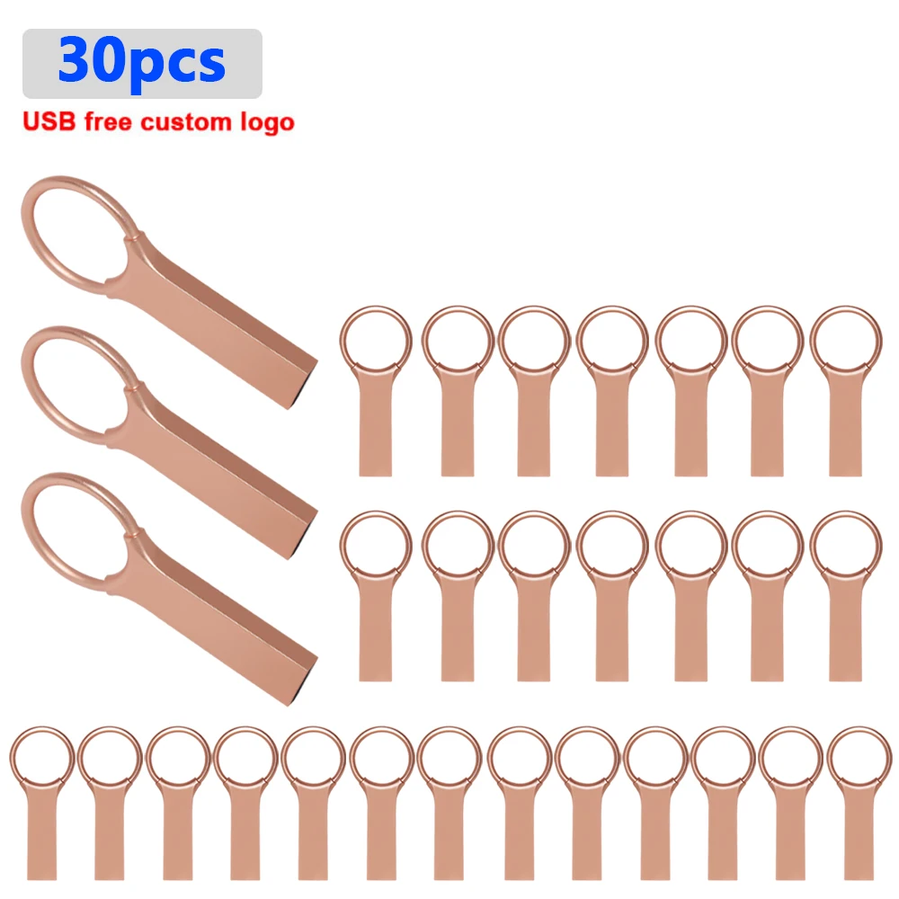 

30 шт. логотип бесплатные металлические пластины 2,0 Флеш накопитель 4gb/8gb/16gb/32gb/64gb 128gb Водонепроницаемый металлический флэш-диск памяти usb TF ка...
