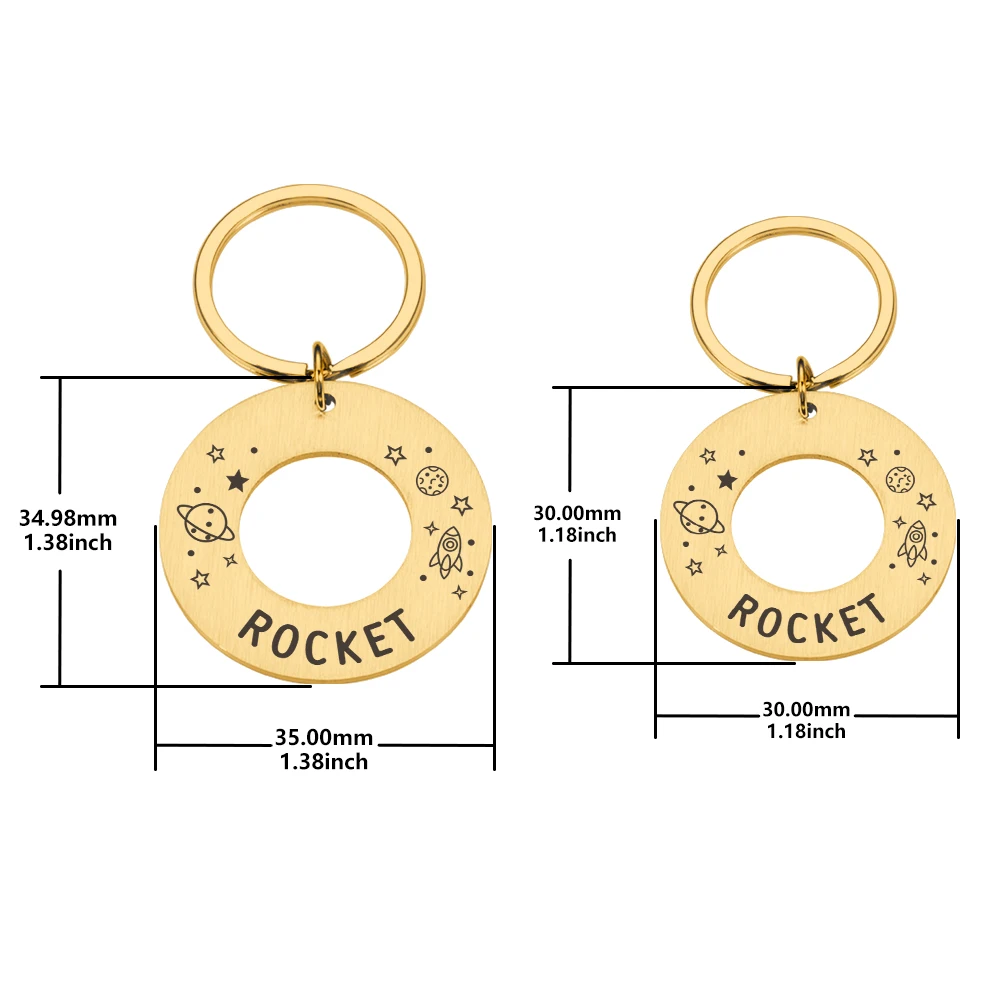 Оптовая продажа персонализированные гравировочные Именные Бирки Для домашних