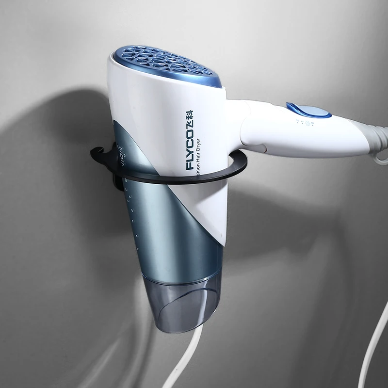 Стеллаж для сушки волос настенный держатель фена органайзер хранения аксессуары