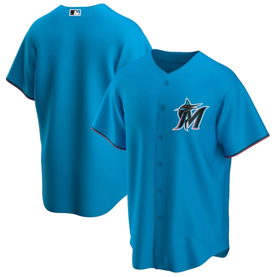 

Men's Blue Miami Marlins Alternate Replica Baseball clothing