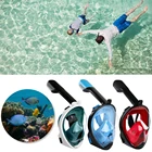 Анфас для взрослых и детей подводное плавание маска для подводного погружения и дайвинга респиратор и защитные очки Сноркелинга респираторные маски безопасный