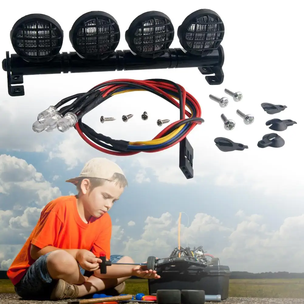 1/10 Крыша лампы для дистанционного управления автомобиль ралли скалолазание