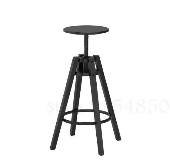 Специальное предложение Далянь дафли барный стул из цельного дерева обеденный