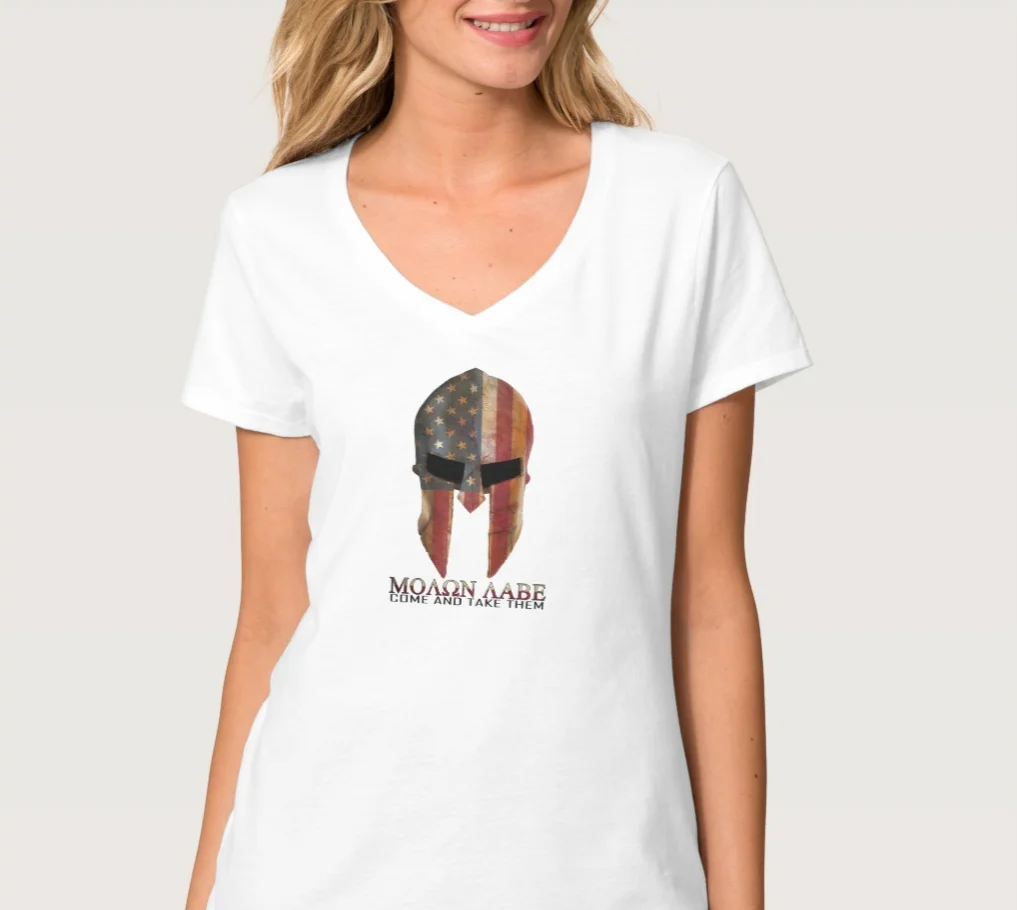 

Molon Labe - Come and Take Them USA Spartan Women's T-Shirt