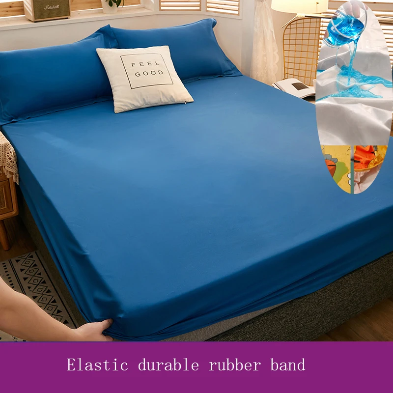 

1 Waterproof Bed Sheet, Urine-proof, Breathable Mattress Cover, Simmons Protective Cover, Non-slip Fixed Elastic Band Bedspread