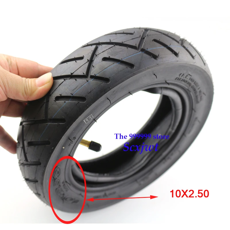 

Lightning shipment 10x2.50 tube Tire for Electric Scooter Balance Drive Bicycle Tyre 10*2.5 inflatable Tyre and inner tube
