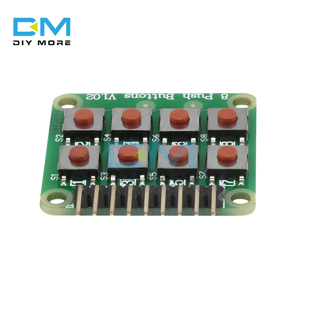 2x4 клавиатуры 4x2 8 кнопочных кнопок V1.00 кнопочная Матрица Кнопка для Arduino AVR PIC 2*4