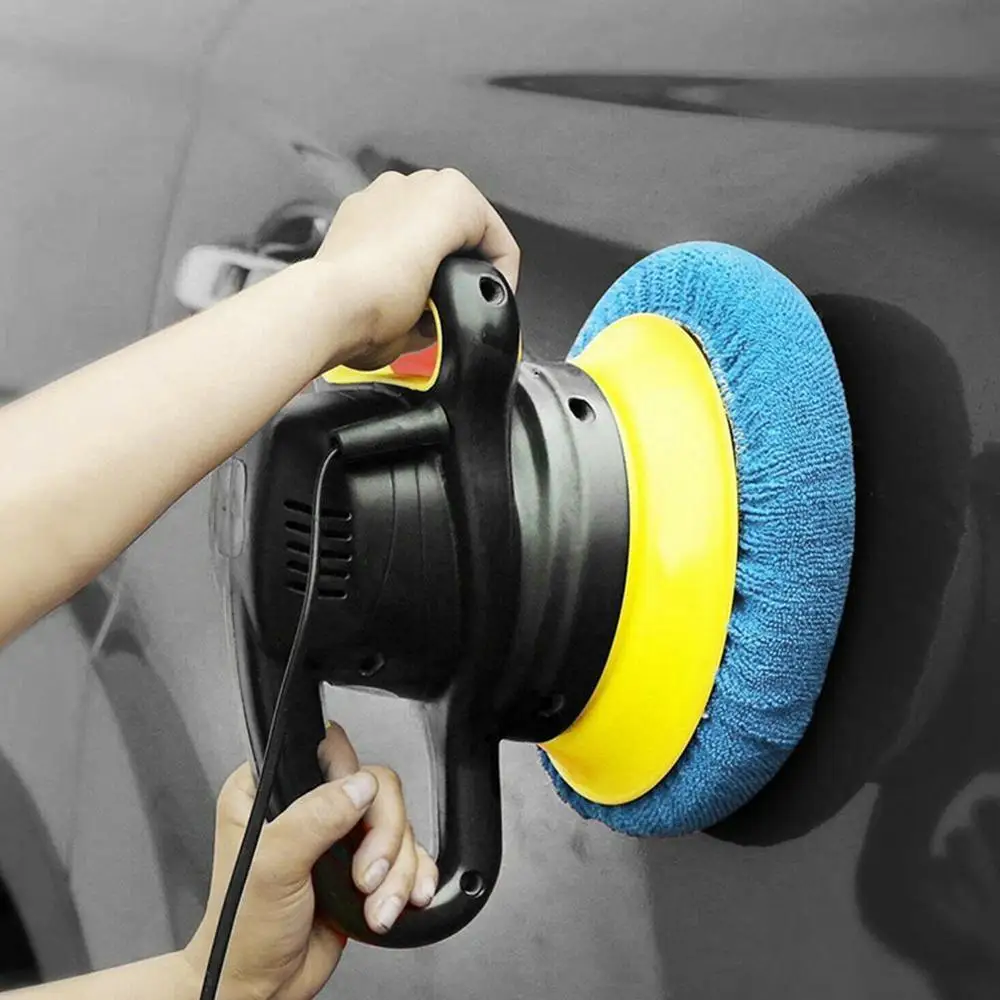 

Pack of 20 Car Polisher Pad Bonnet Soft Microfiber Polishing Bonnet Buffing Pad Cover For Car Polisher 5-6" 7-8" 2 sizes