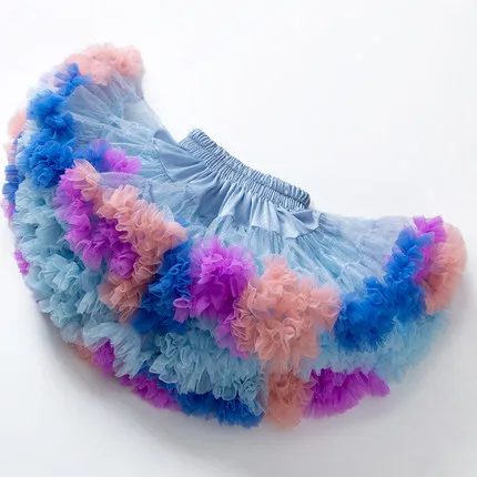 

New Baby Girls Colorful Tutu Skirt Pettiskirt Fluffy Children Skirts For Party Dance Princess Girl Tulle clothes