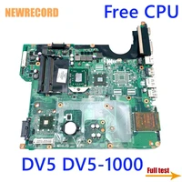 newrecord 482325 001 da0qt8mb6g0 main board for hp pavilion dv5 dv5 1000 laptop motherboard ddr2 socket s1 free cpu fully tested