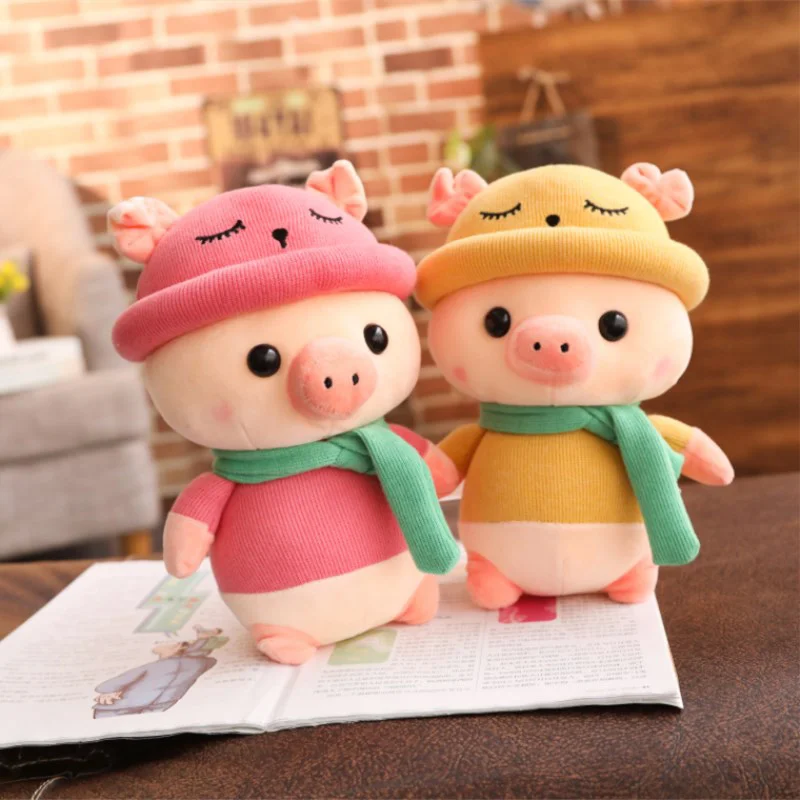 

25/35/50cm Plush Toys Adorable Piggy Plush Doll Soft Stuffed Pig Dolls Home Decor Gift TB Sale