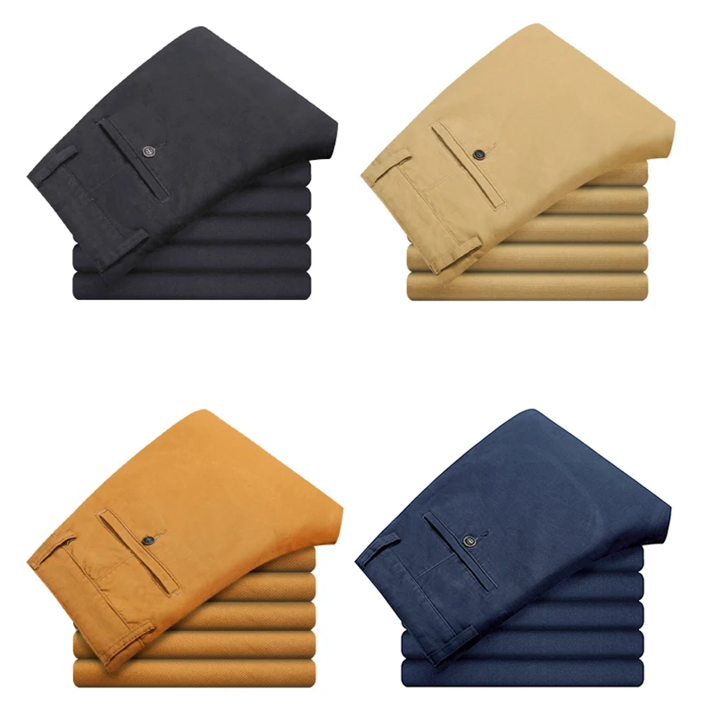 Брюки мужские классические стрейчевые брендовые деловые штаны прямые длинные