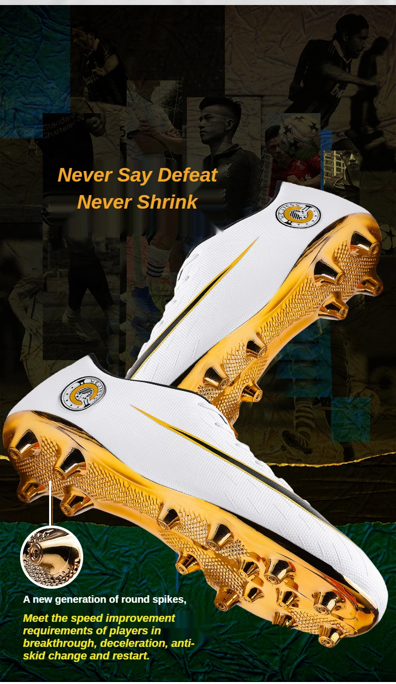 Футбольная обувь Hniadia превосходного качества футбольные бутсы простота стиля