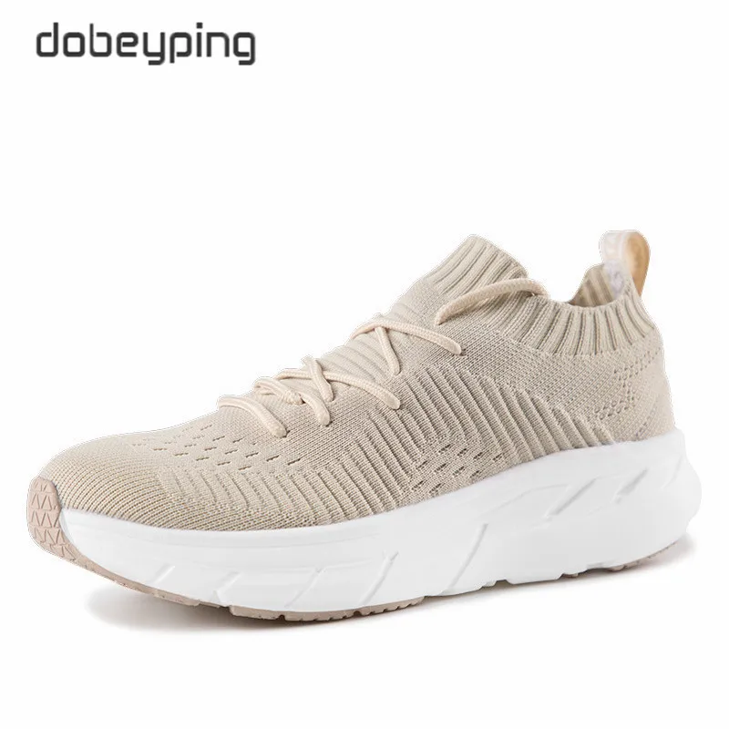 Женские дышащие кроссовки dobeyping мягкие Прогулочные из сетчатого материала на