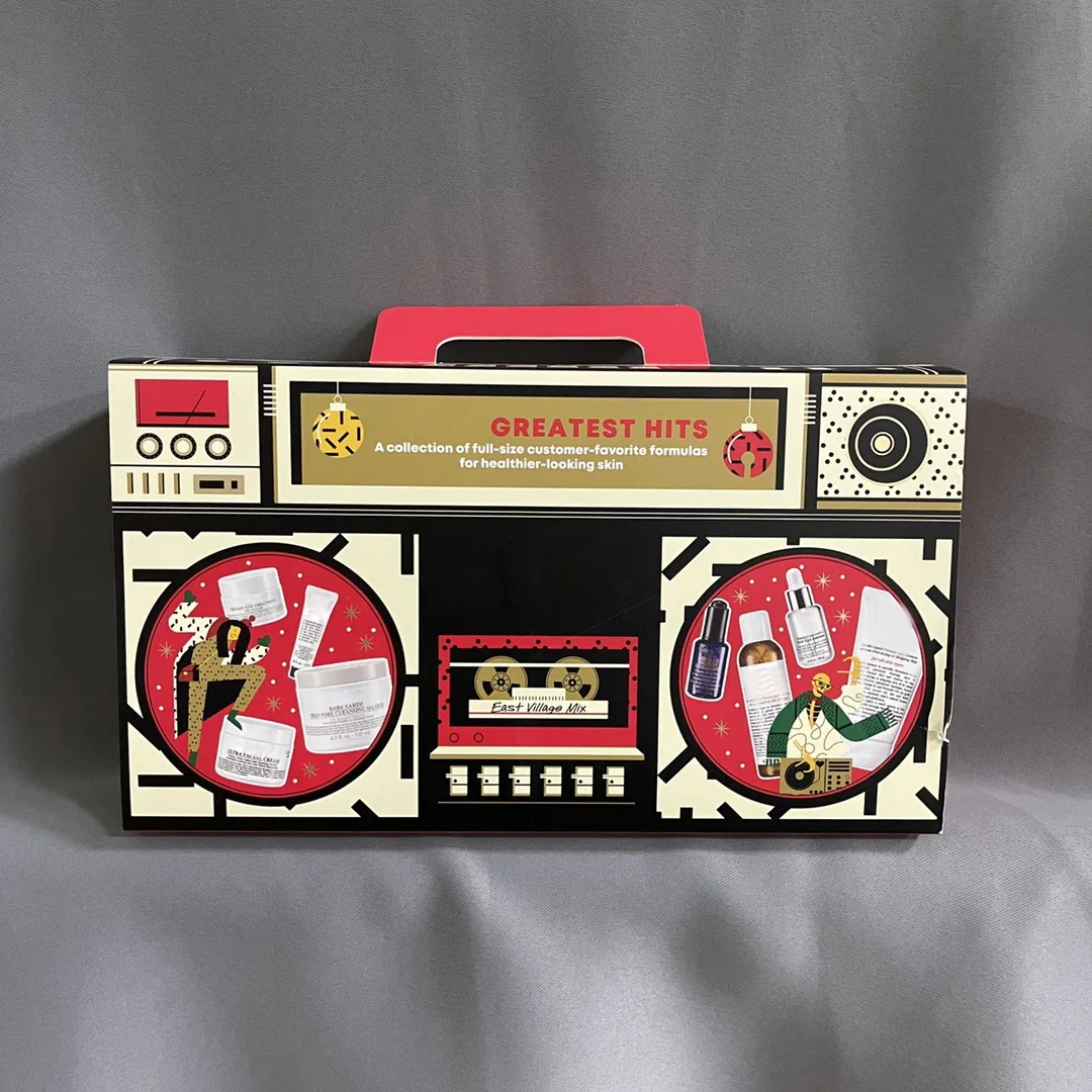 

Рождественский набор из 8 предметов, косметика для лица, крем, лосьон для лица, очищающее средство, бальзам для губ, уход за кожей, макияж для ...