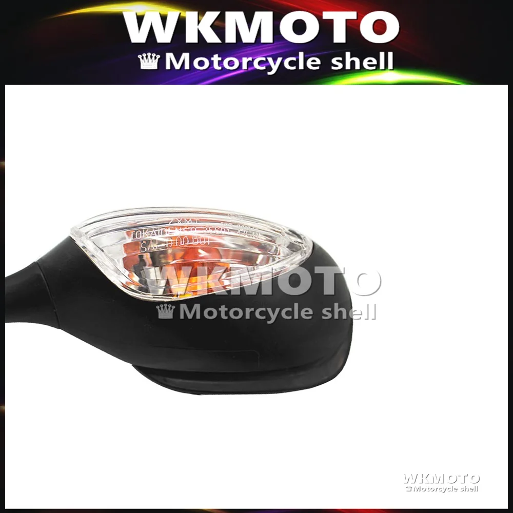 

Folding rotation Motorcycle Rearview Mirrors Side Mirror with Turn Signal Lights for Suzuki GSXR 600 750 1000 K6 K7 K8 2005-2010